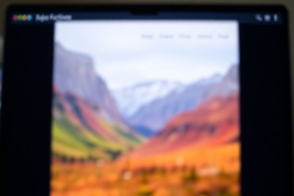 A website's background image slowly appearing.