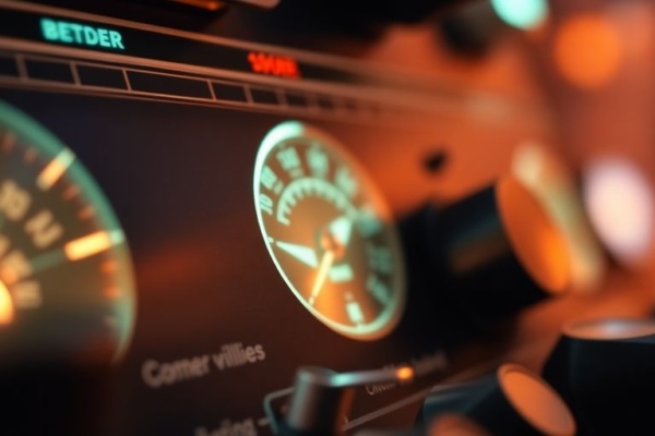Retro tech with modern glowing interfaces.