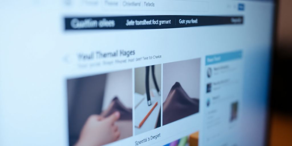 Scrolling web page with animated elements.